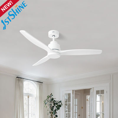 Remote Control 220V 50HZ 5 Speed LED Ceiling Fan With 3 Wood Blades