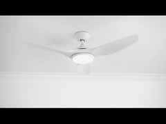 3 vento naturale delle pale DCF FS52920 dell'ABS di CC del ventilatore da soffitto di plastica del motore