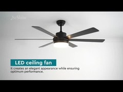 motore economizzatore d'energia di CC LED del ventilatore da soffitto moderno silenzioso a 56 pollici di 35w