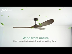 60 pollici del ventilatore da soffitto del motore calmo di CC di luce moderna principale bianca del fan