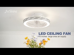 Dimmable moderno ha condotto il ventilatore da soffitto a livello del supporto del motore economizzatore d'energia di CC del ventilatore da soffitto