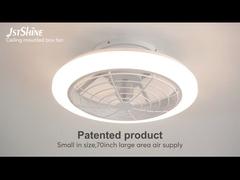 19 pollici di ventilatore da soffitto del LED, ventilatore da soffitto a livello del supporto del motore calmo di CC con luce