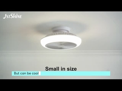 Ventilatore di soffitto a LED senza lame Mini ventilatore di soffitto per camera da letto Motore DC 6 velocità telecomando