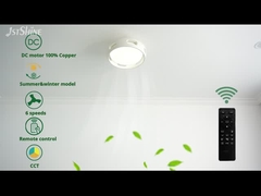 Lumiera a LED a soffitto senza lame Mini 16 pollici Bianco Motore DC Dimming LED