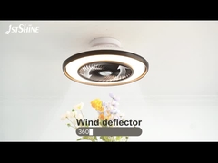 Fannolo a soffitto a led senza lame montato per scure a LED a profilo basso