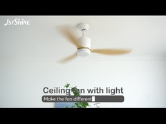 Ventilatore di soffitto a lame di plastica con ventilatore di soffitto a led dimmabile Downrod Mount Indoor