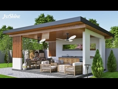 Ventilatore di soffitto moderno da 48 pollici senza luce a led ABS Blade Dc telecomando