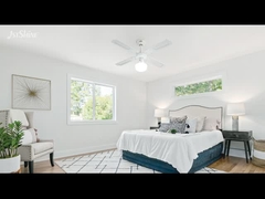 35W Decorative soffitto tradizionale ventilatore tirare catena 4 lame di MDF per camera da letto