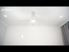 Ventilatore da soffitto bianco telecomandato di velocità del motore 6 di CC con 4 lame del MDF