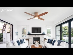 Ventilatore di soffitto di raffreddamento con luce a led e motore DC silenzioso a distanza