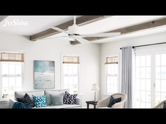 Ventilatore di soffitto industriale di raffreddamento ad aria bianca 5 velocità scelta volume d'aria elevato