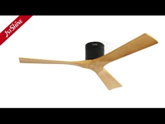 3 lame Ventilatore di soffitto in legno con telecomando Motore silenzioso a corrente continua ad alta velocità