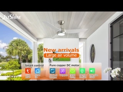 Ventilatore di soffitto a 3 lame con motore a corrente continua leggero a 6 velocità