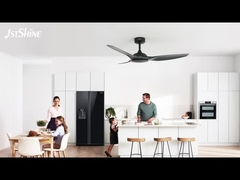 52 pollici ventilatore di soffitto a distanza bianco senza luce ABS Blade Smart APP Control