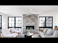 Ventilatore da soffitto bianco da 52 pollici senza luce ABS Blade Smart APP Control