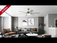 Ventilatori di soffitto da 58 pollici con luci silenziosi invertibili motore a corrente continua lame MDF