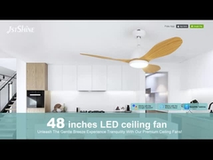 Ventilatore di soffitto decorativo con luce a led silenzioso del soggiorno