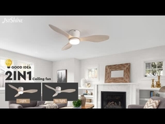 Ventilatore di soffitto in plastica bianco/OEM per soffitto basso con controllo Smart App Timer