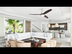 Ventilatore di soffitto decorativo con lama di legno leggera silenzioso motore a corrente continua ad alta velocità