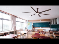 Ventilatore di soffitto in metallo con lama in alluminio ad alto volume d'aria per ufficio