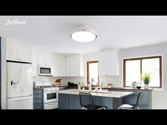 Ventilatore da soffitto senza pale da 18 pollici con luce – Motore DC, design a basso profilo per camere da letto