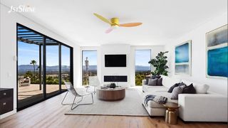 Ventilatore da soffitto Macaron personalizzabile con luce