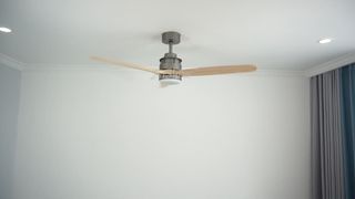 Ventilatore da soffitto con lama in legno con motore DC in pollici