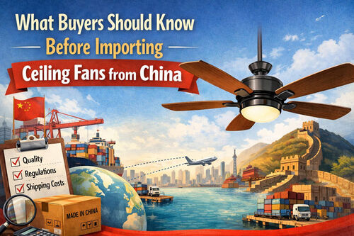 Ultime notizie aziendali su Cosa dovrebbero sapere gli acquirenti prima di importare ventilatori da soffitto dalla Cina