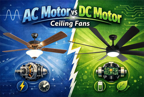Ultime notizie aziendali su Ventilatori da soffitto con motore AC vs. motore DC