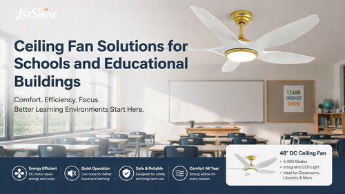 Ultime notizie aziendali su Soluzioni per ventilatori di soffitto per scuole e edifici educativi
