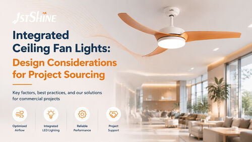 Ultime notizie aziendali su Ventilatori da soffitto integrati: considerazioni sulla progettazione per l'approvvigionamento del progetto