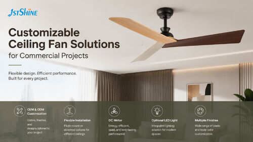 Ultime notizie aziendali su Soluzioni personalizzabili per ventilatori da soffitto per progetti commerciali