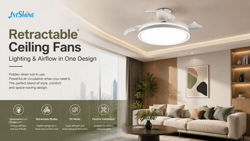 Ultime notizie aziendali su Ventilatori a soffitto retrattili: la perfetta combinazione di illuminazione e spazio risparmiato
