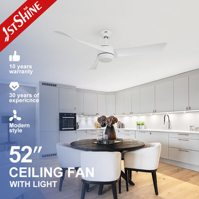 Buon prezzo Lamelle di plastica 3 colori LED Ventilatore di soffitto dimmabile con telecomando 38W 230V/50HZ in linea