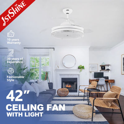 Buon prezzo Luce ritrattabile a 42 pollici del ventilatore da soffitto con il motore a corrente alternata reversibile in linea