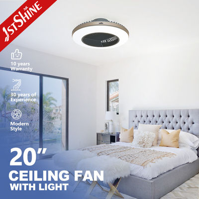 Buon prezzo Ventilatore da soffitto invisibile astuto di controllo LED del App per la camera da letto 27W a 20 pollici in linea