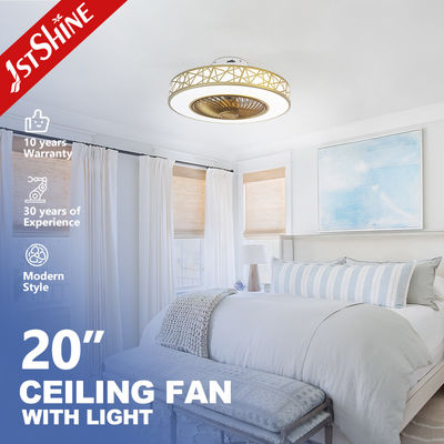 Buon prezzo Mini ventilatore da soffitto da 20 pollici motore ad aria condizionata Dimming intelligente 6 velocità di controllo per camera da letto in linea