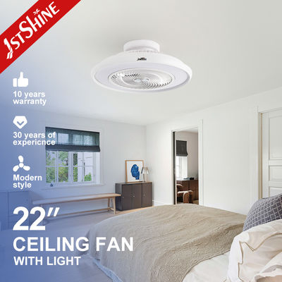 Buon prezzo 22 pollici ventilatore di soffitto a LED senza lame con motore a corrente continua e luce a LED dimmabile per studi moderni in linea