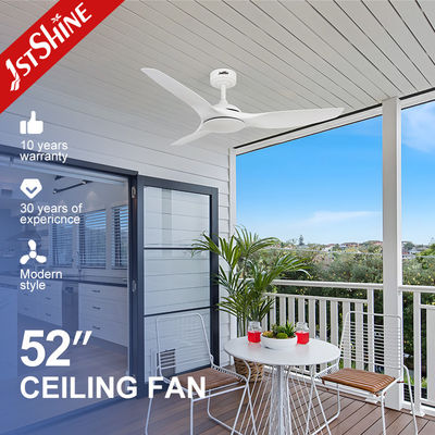 Buon prezzo Ventilatore da soffitto bianco da 52 pollici senza luce ABS Blade Smart APP Control in linea