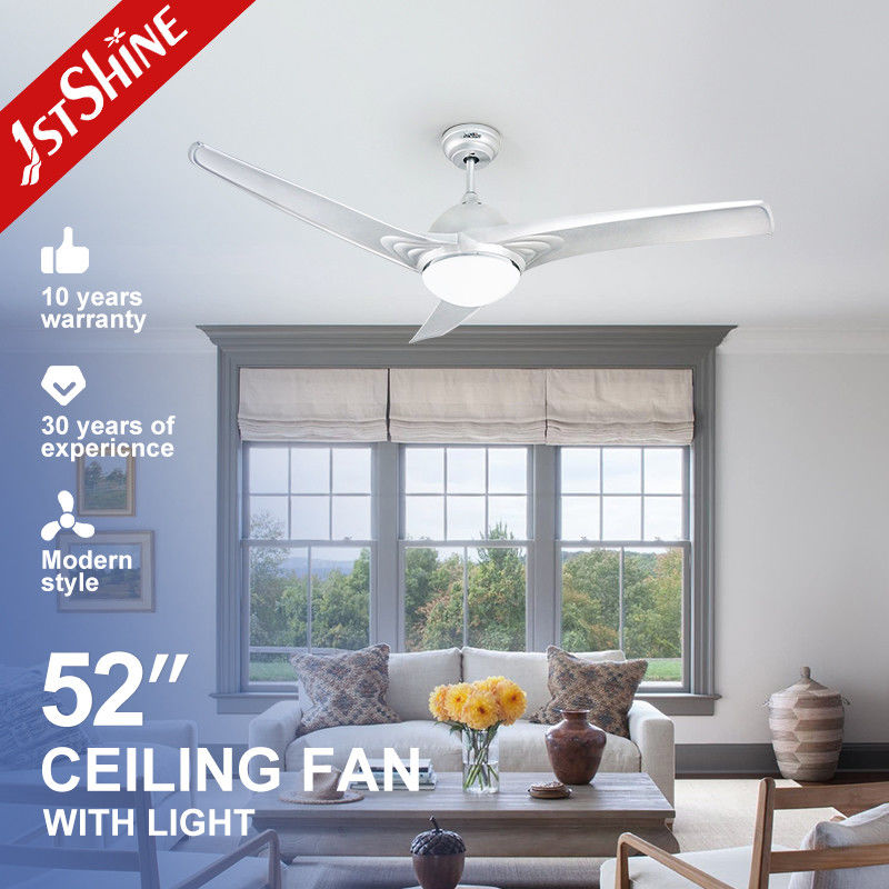 Ventilatore A Soffitto Intelligente 52'' Con Luce LED E Telecomando – Compatibile Alexa E Google Home