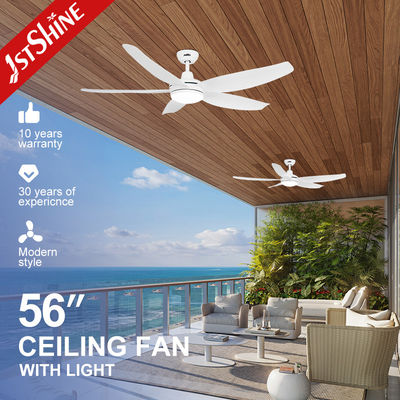 Buon prezzo 1/ 4 / 8 ore Timing Blade di plastica LED ventilatore di soffitto con controllo remoto Smart App in linea