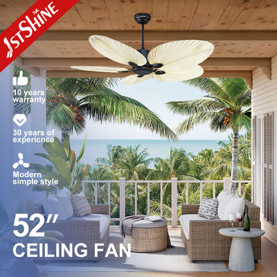 Buon prezzo villa decorativa Malesia esotica del ventilatore da soffitto 1stshine 5 pale della palma in linea