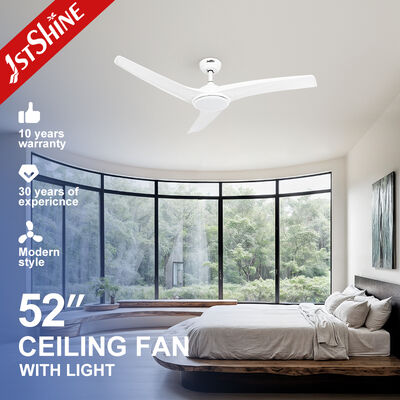 Buon prezzo Ventilatore di soffitto in plastica a controllo remoto da 52 pollici con 6 velocità e motore DC silenzioso in linea