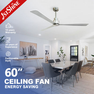 Buon prezzo Vintage 220V DC Wood Blade Ceiling Fan con risparmio energetico e basso rumore per casa e ufficio in linea