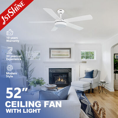 Buon prezzo Ventilatore di soffitto moderno da 52 pollici con luce a LED e motore a corrente continua a risparmio energetico per un funzionamento silenzioso in linea