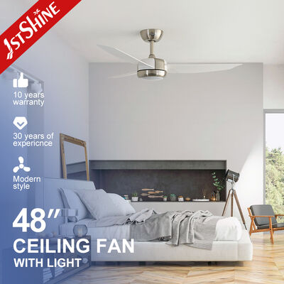 Buon prezzo Ventilatore di soffitto silenzioso da 48 pollici ABS Blade con luce a LED e telecomando per camera da letto e soggiorno In linea
