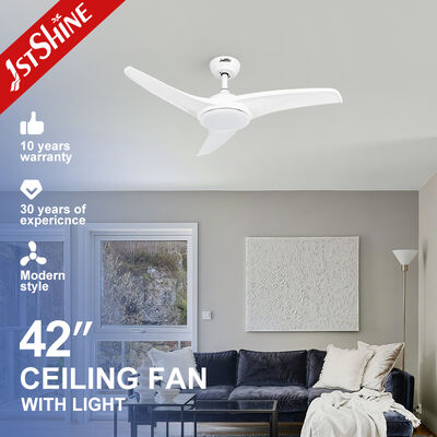 Buon prezzo Ventilatore di soffitto moderno bianco da 42 pollici con motore a corrente continua e luce a LED dimmabile a controllo remoto In linea